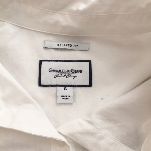 Charter Club Beaded Bees Button Down Blouse NWT ✨ - Picture 7 of 8